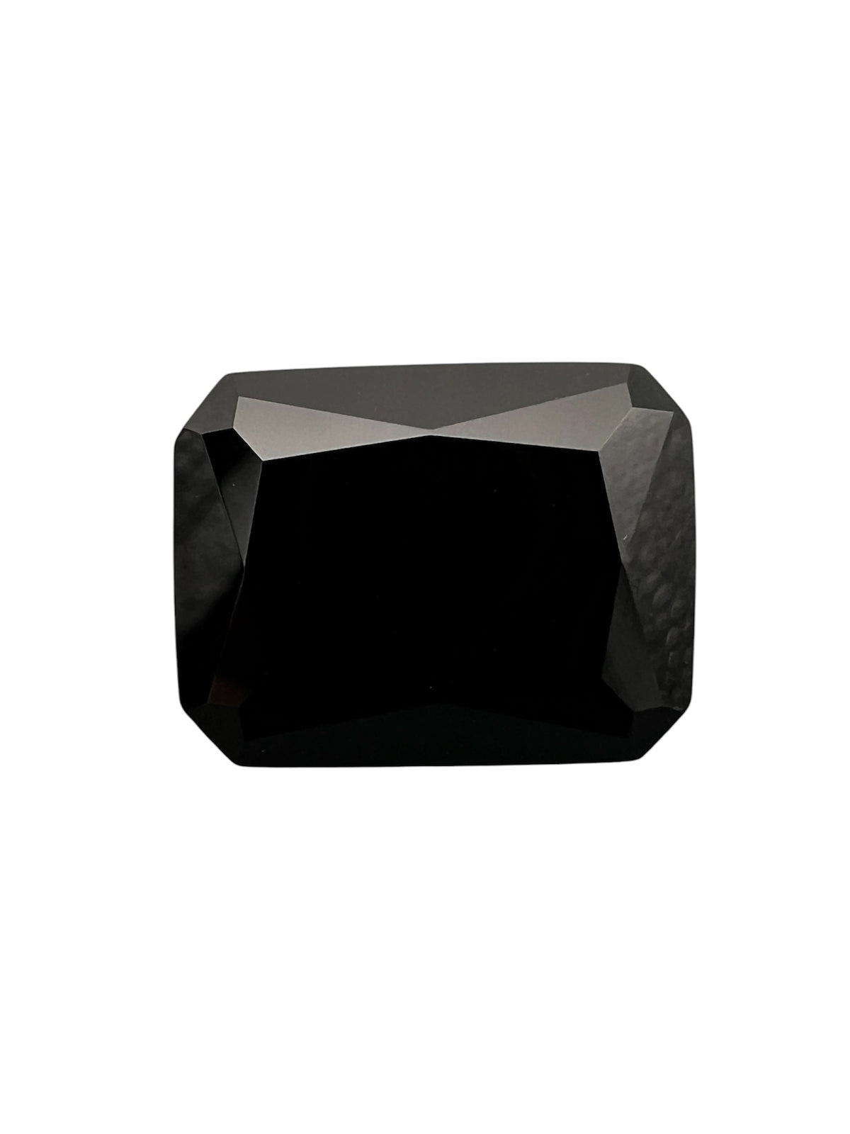 CYRKONIA CZARNA OŚMIOKĄT 17x13 mm