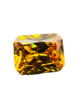 CYRKONIA żółta OŚMIOKĄT 17x13 mm