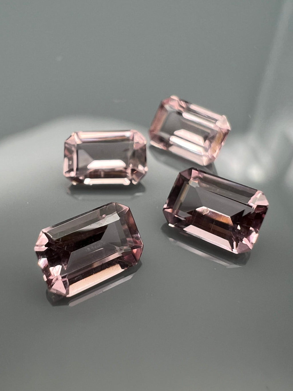Morganit różowy OŚMIOKĄT 6X4 mm