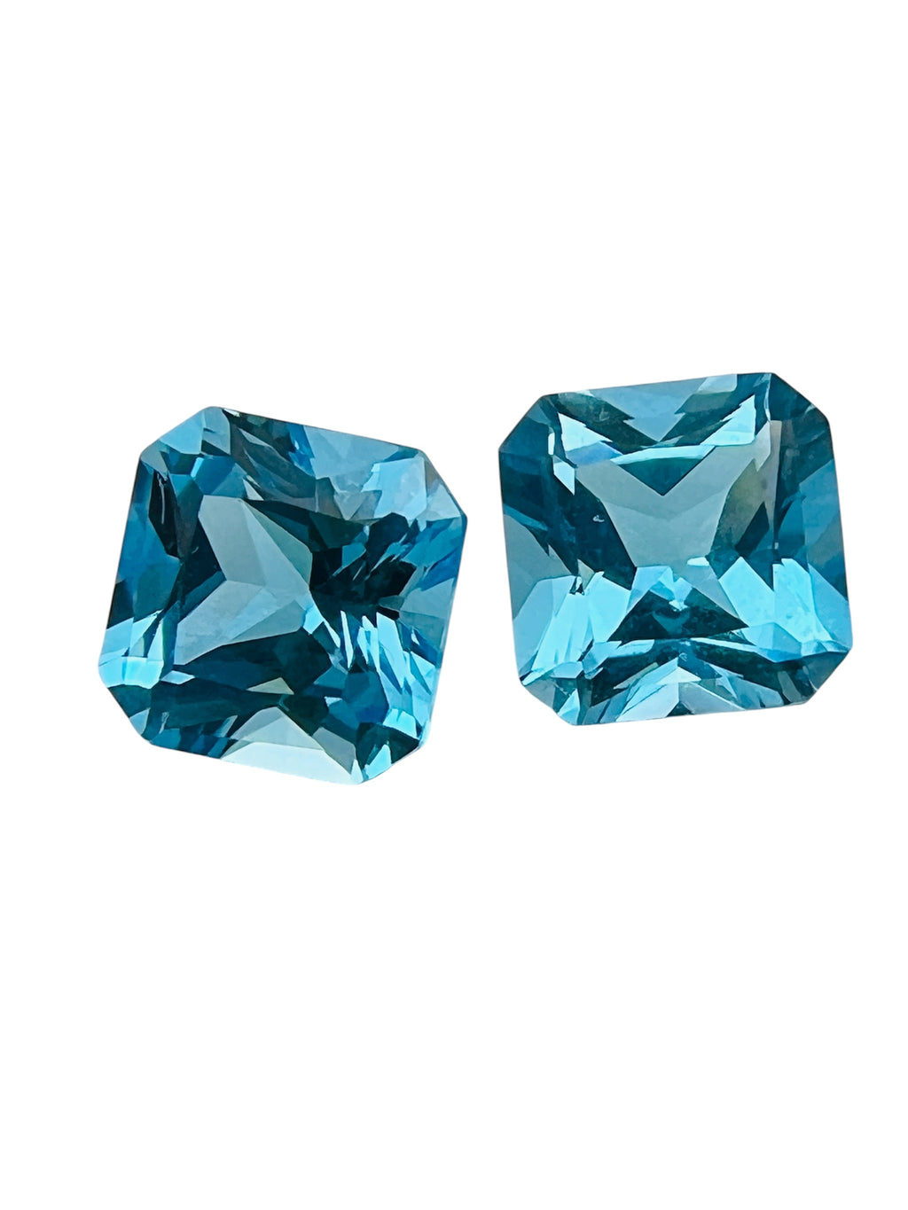 TOPAZ SWISS BLUE OŚMIOKĄT 6,5X6,5