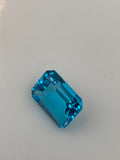 TOPAZ SWISS BLUE OŚMIOKĄT 14X10 mm