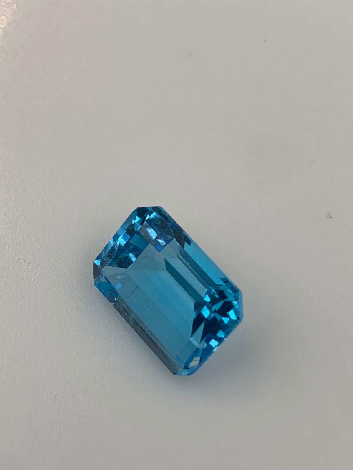 TOPAZ SWISS BLUE OŚMIOKĄT 14X10 mm