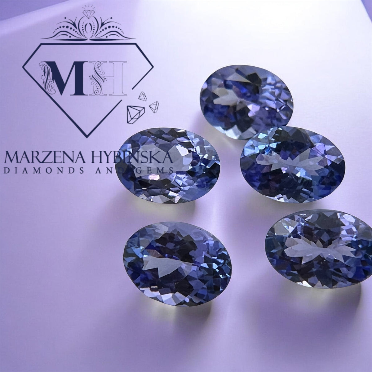 TANZANIT OWAL 7X5 mm