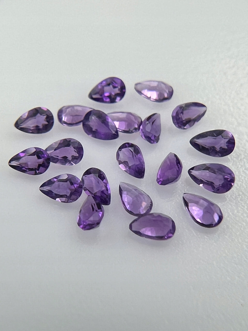 AMETYST ŁEZKA 3x2 mm