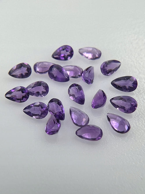 AMETYST ŁEZKA 3x2 mm
