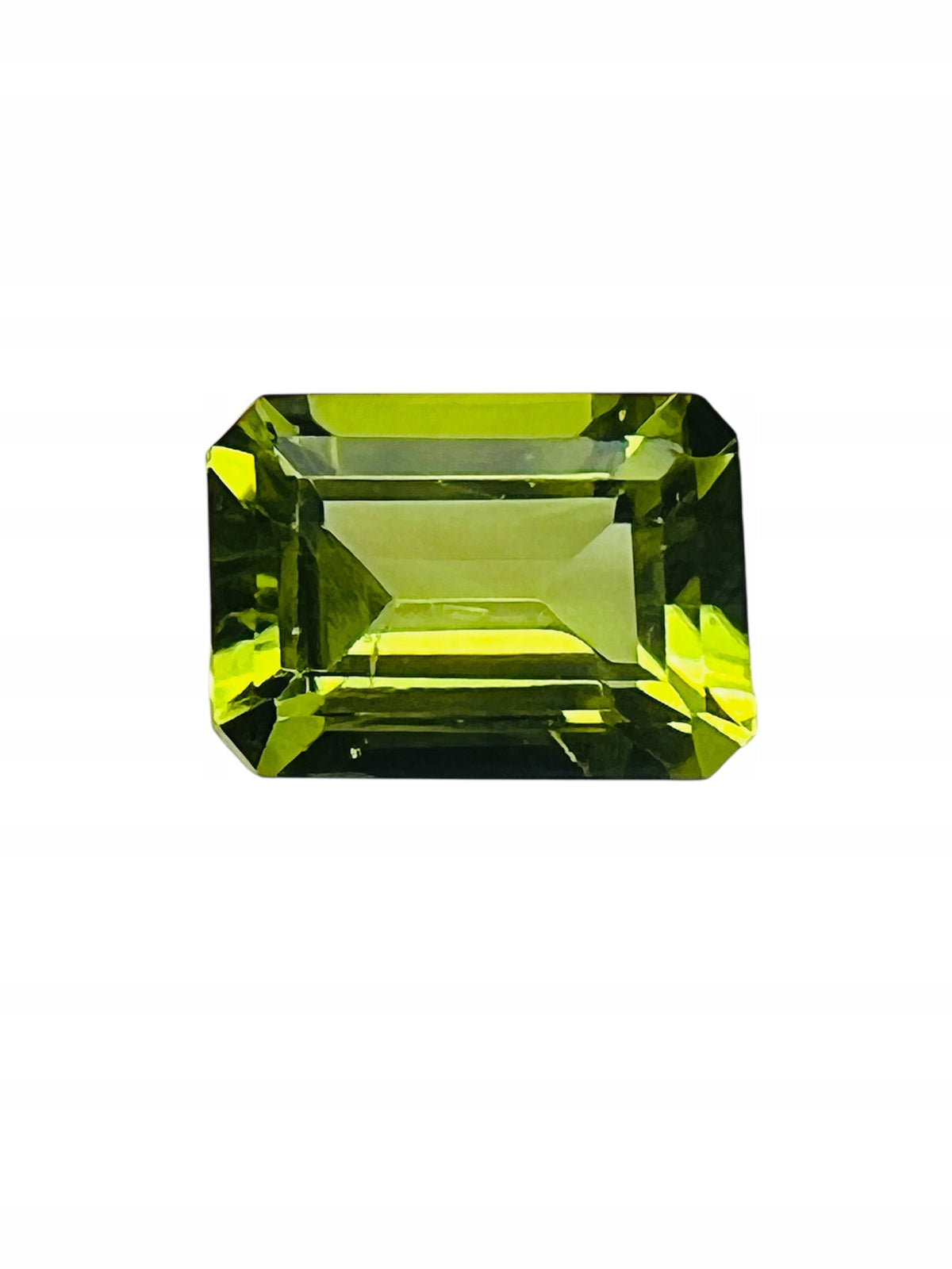 PERYDOT/OLIWIN NATURALNY OŚMIOKĄT 7x5 mm SZTUKA