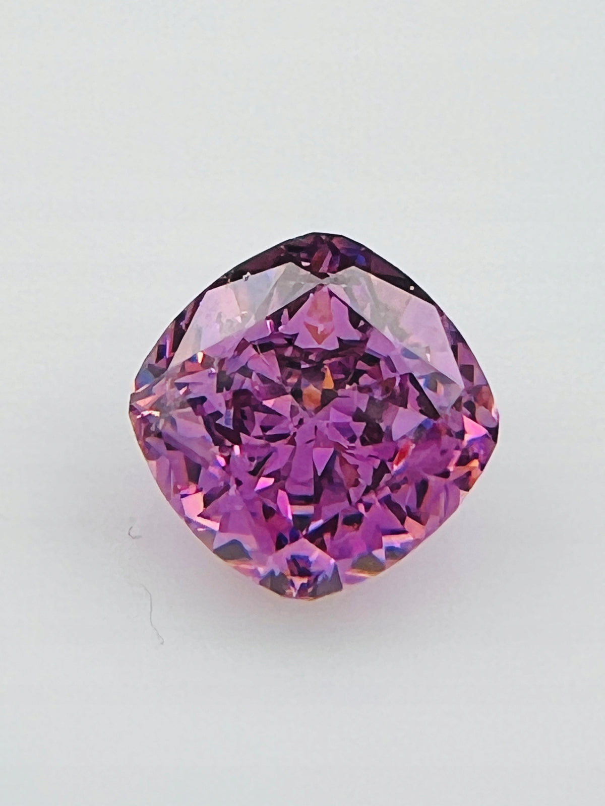 CYRKONIA fioletowa PODUSZKA 10X10 mm