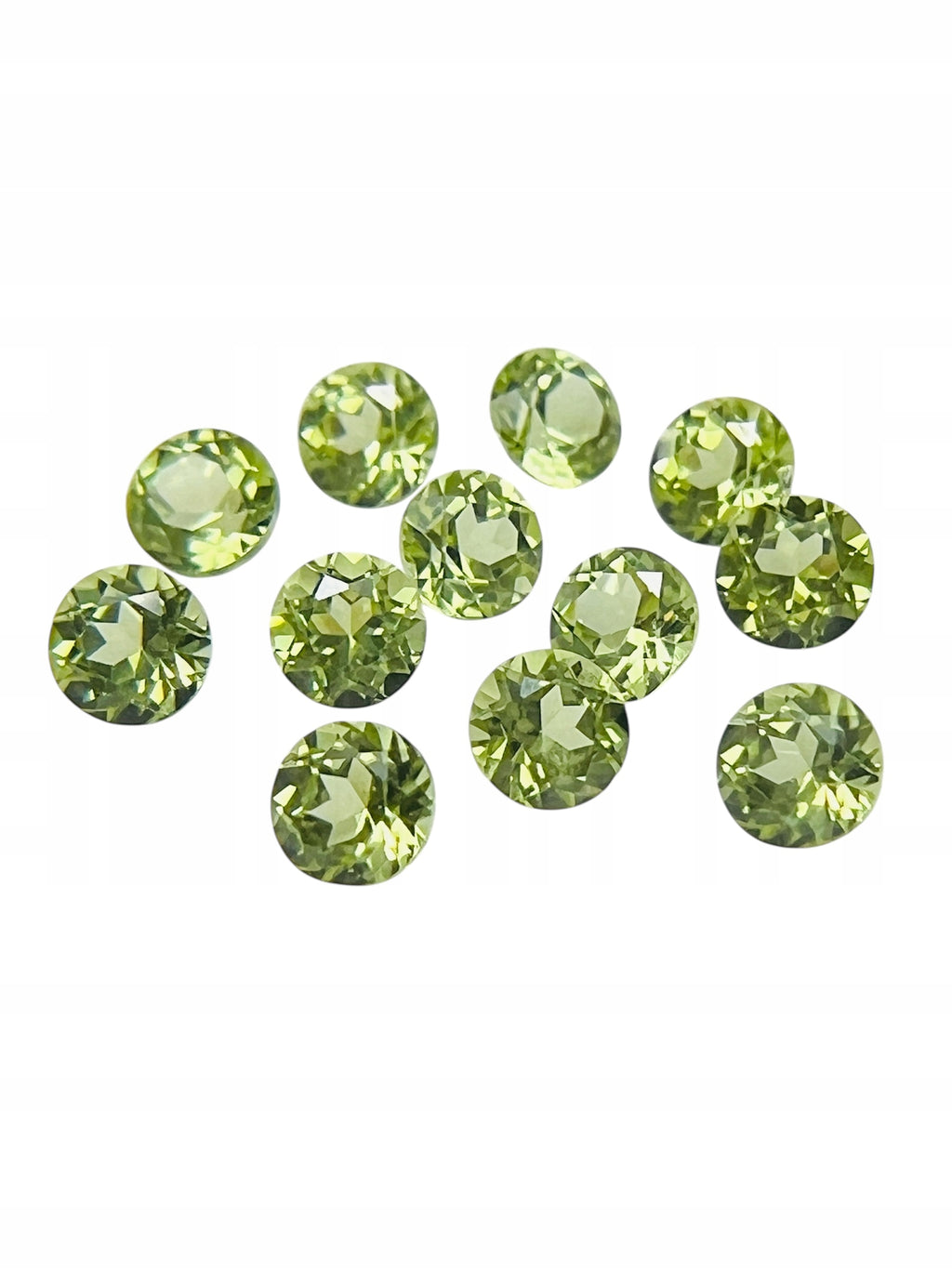 PERYDOT/OLIWIN ZIELONY NATURALNY 2,5 mm SZTUKA