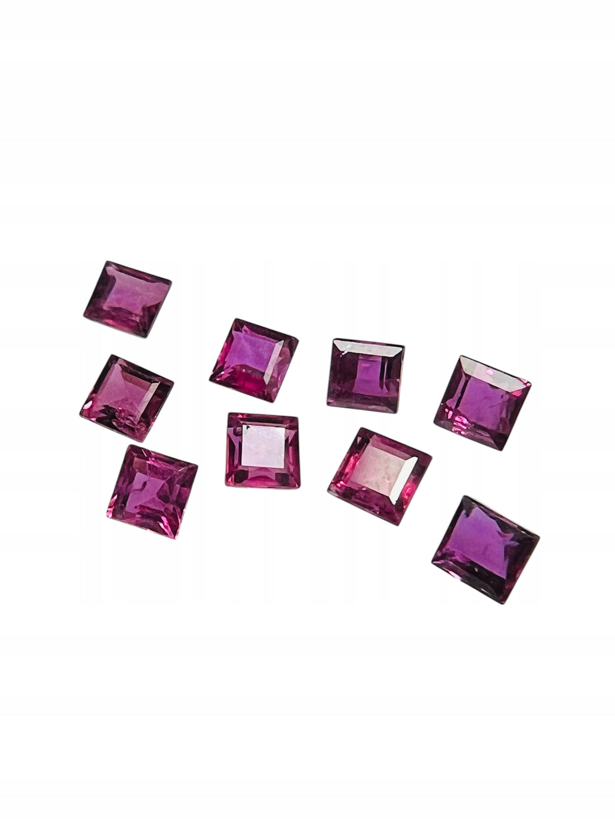 RUBIN NATURALNY KWADRAT 2,4X2,4 mm POLECAM