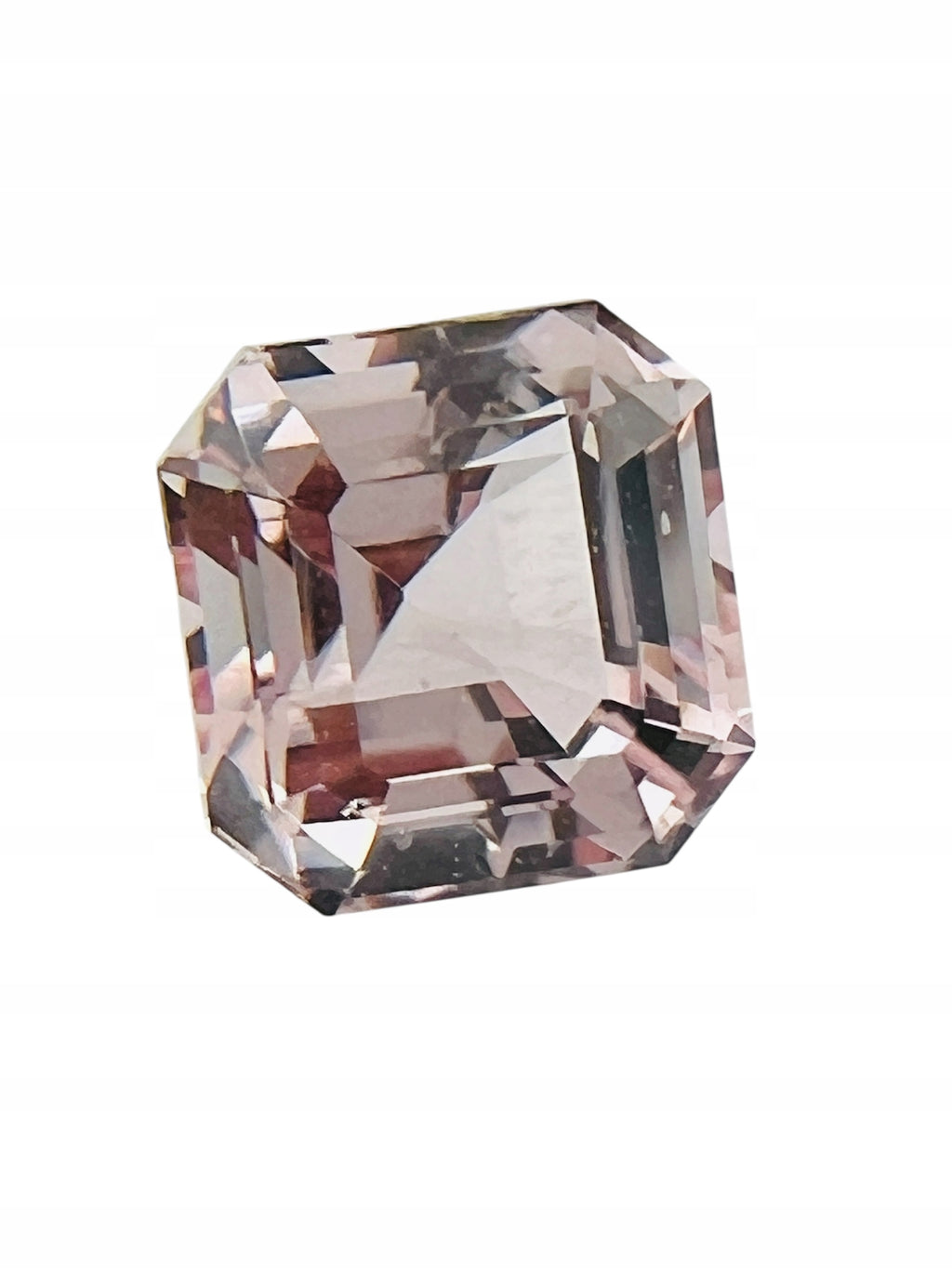 Morganit różowy OŚMIOKĄT 6x6 mm