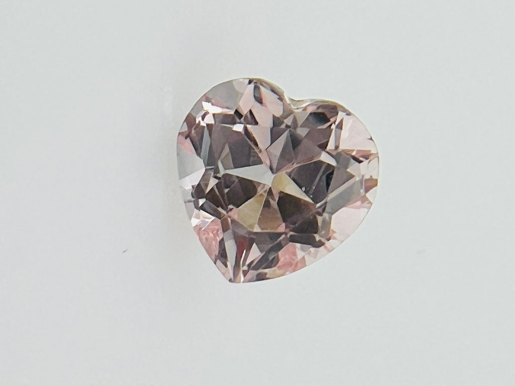 Morganit różowy SERCE 6x6 mm
