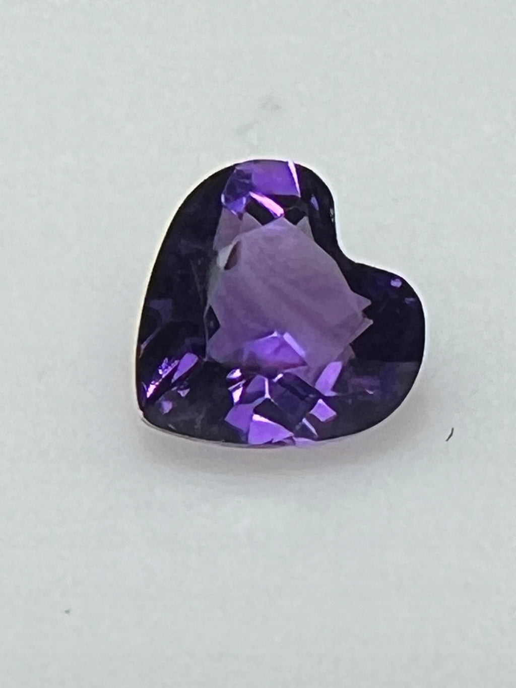 AMETYST NATURALNY SERCE 4x4 mm