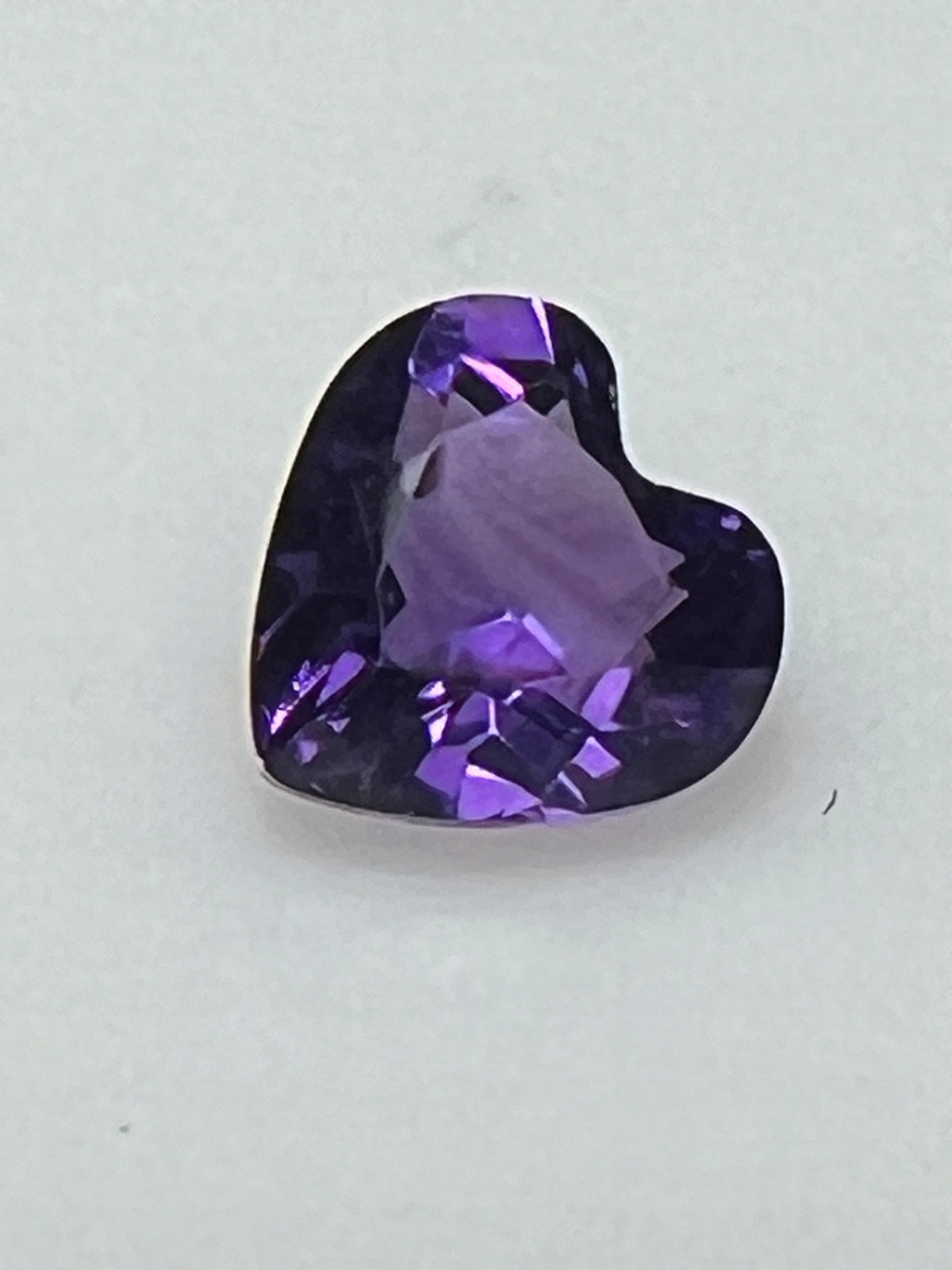 AMETYST NATURALNY SERCE 4x4 mm