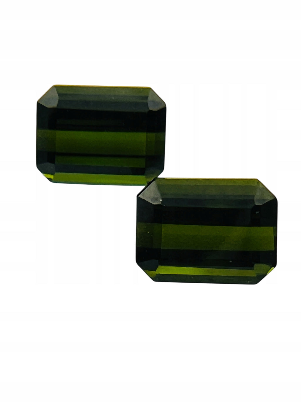 TURMALIN ZIELONY OŚMIOKĄT 7X5 mm SZTUKA