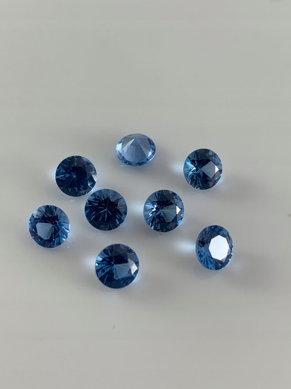 AKWAMARYN cyrkonia 4 mm 1 SZTUKA