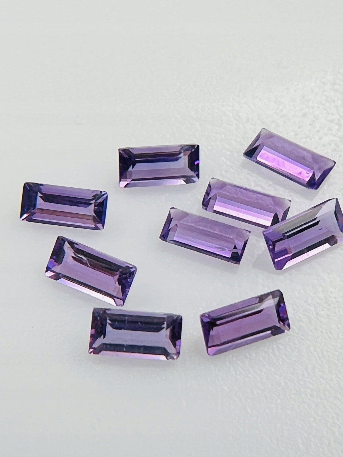 AMETYST NATURALNY BAGIETKA 4X2 mm