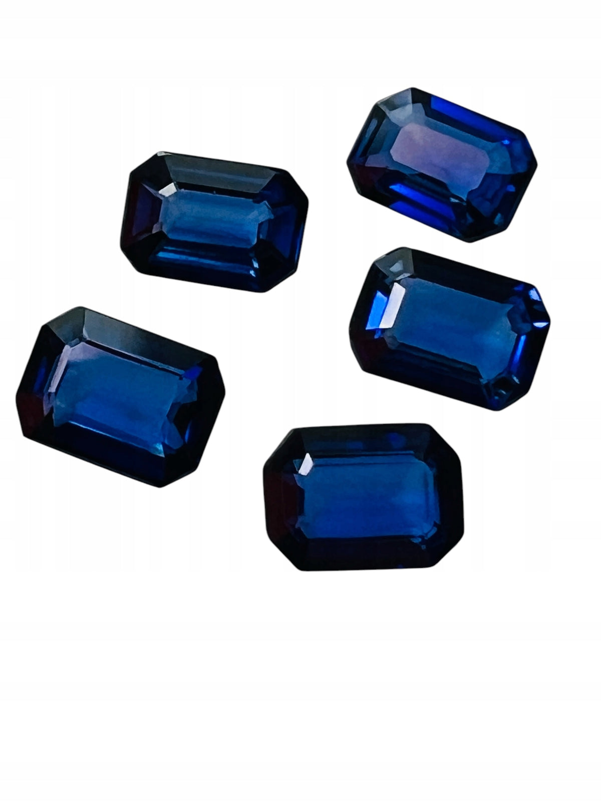 SZAFIR BLUE OŚMIOKĄT 7X5 mm
