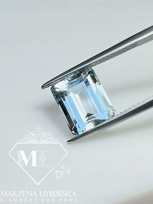 AKWAMARYN OŚMIOKĄT 10,8X8,9 mm sztuka