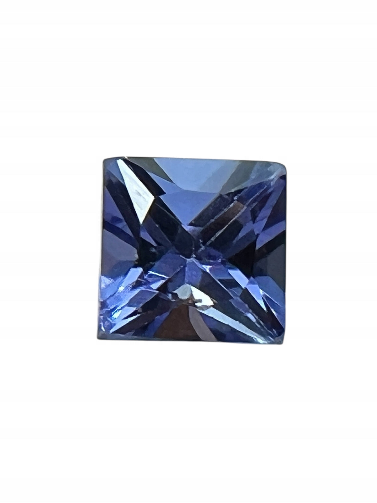 TANZANIT NATURALNY PRINCESS 4x4 mm