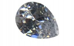 CYRKONIA BIAŁA ŁEZKA 3X2 mm