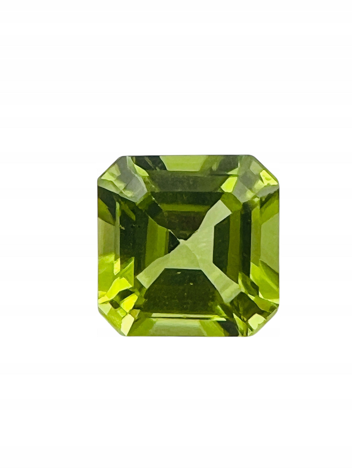PERYDOT/OLIWIN SZLIF ASSCHER 6X6 mm