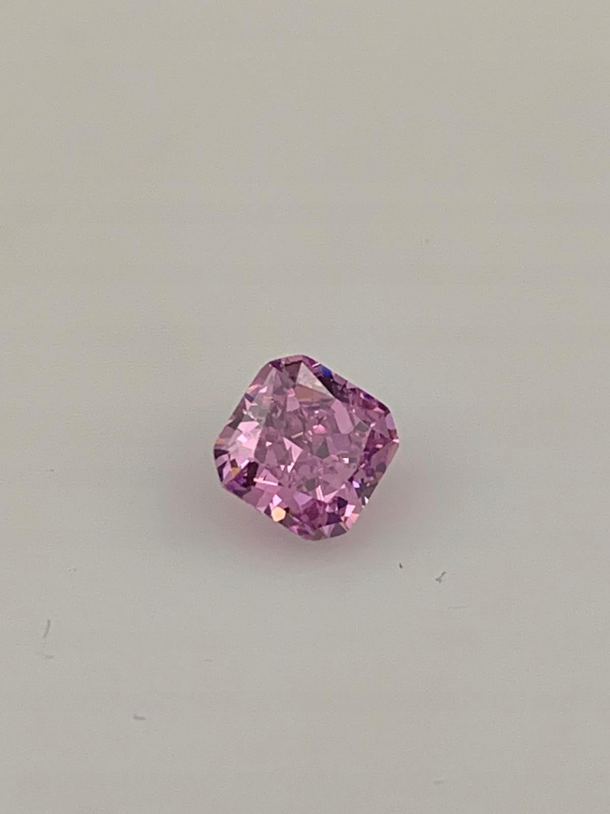 CYRKONIA RÓŻOWA OŚMIOKĄT 6x6 mm