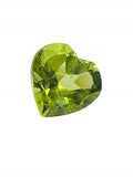 PERYDOT/OLIWIN NATURALNY SERCE 6x6 mm SZTUKA