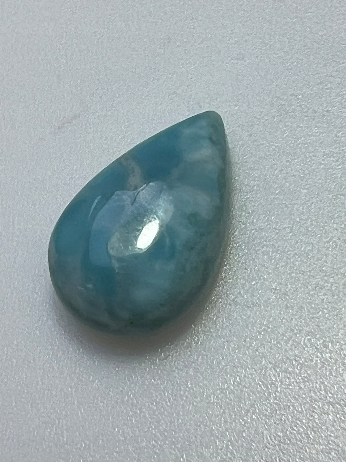 LARIMAR ŁEZKA KABOSZON 16,2X10,2 mm