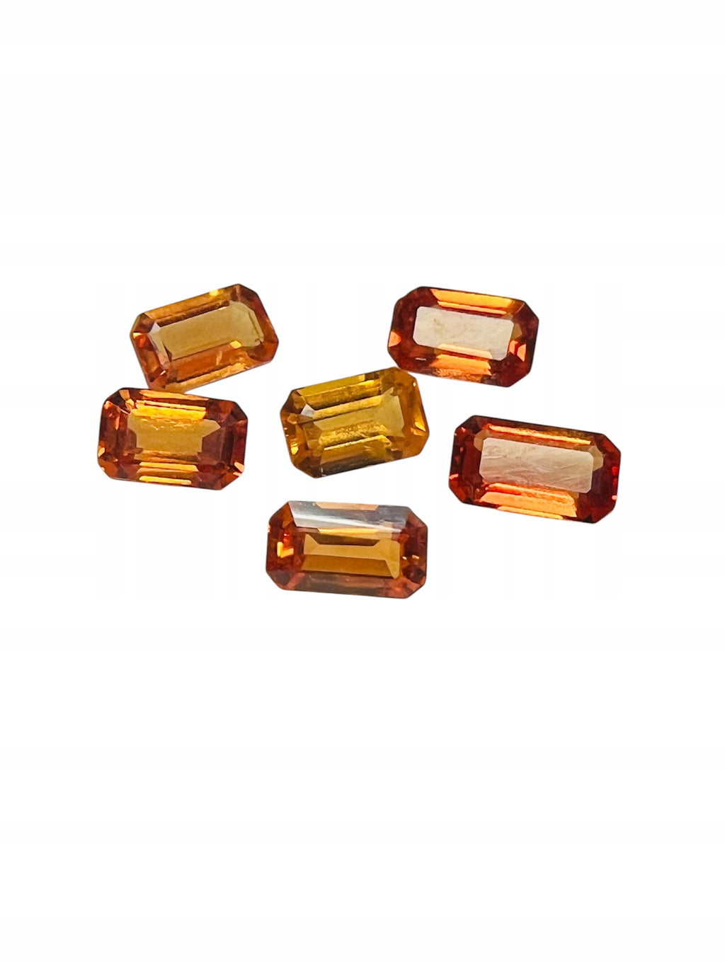 SZAFIR OŚMIOKĄT POMARAŃCZOWY 5X3 mm