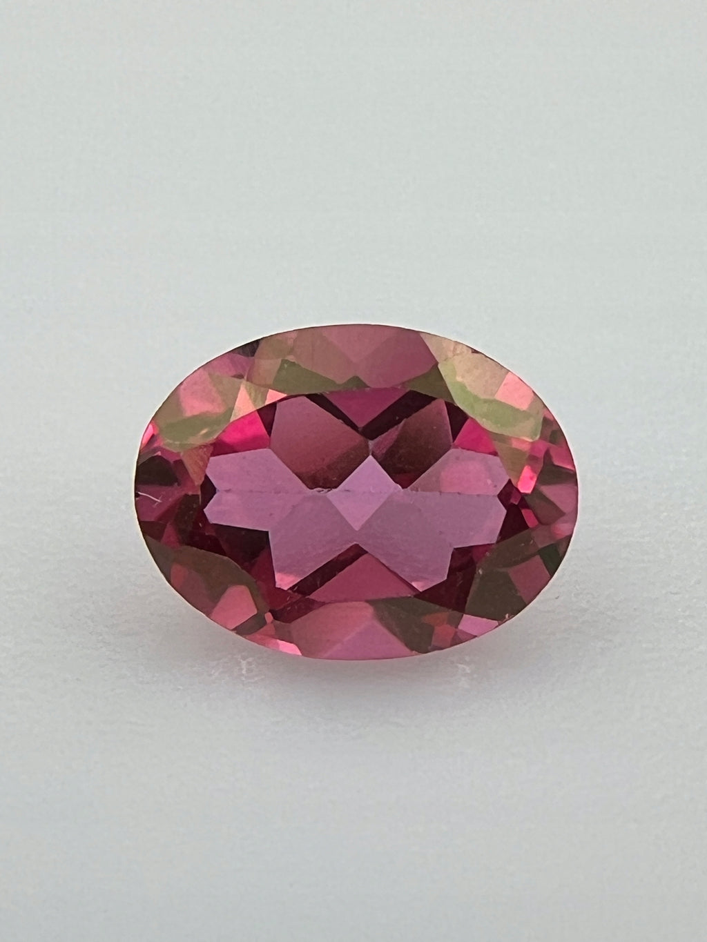 TOPAZ RÓŻOWY OWAL 8x6 MM