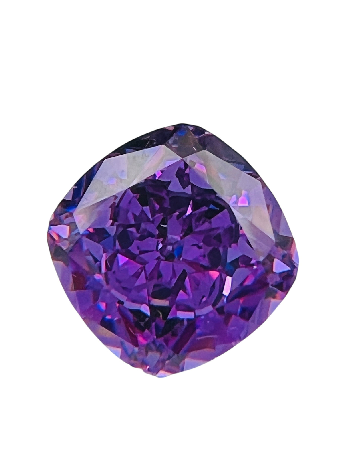 CYRKONIA ametyst PODUSZKA 10x10 mm