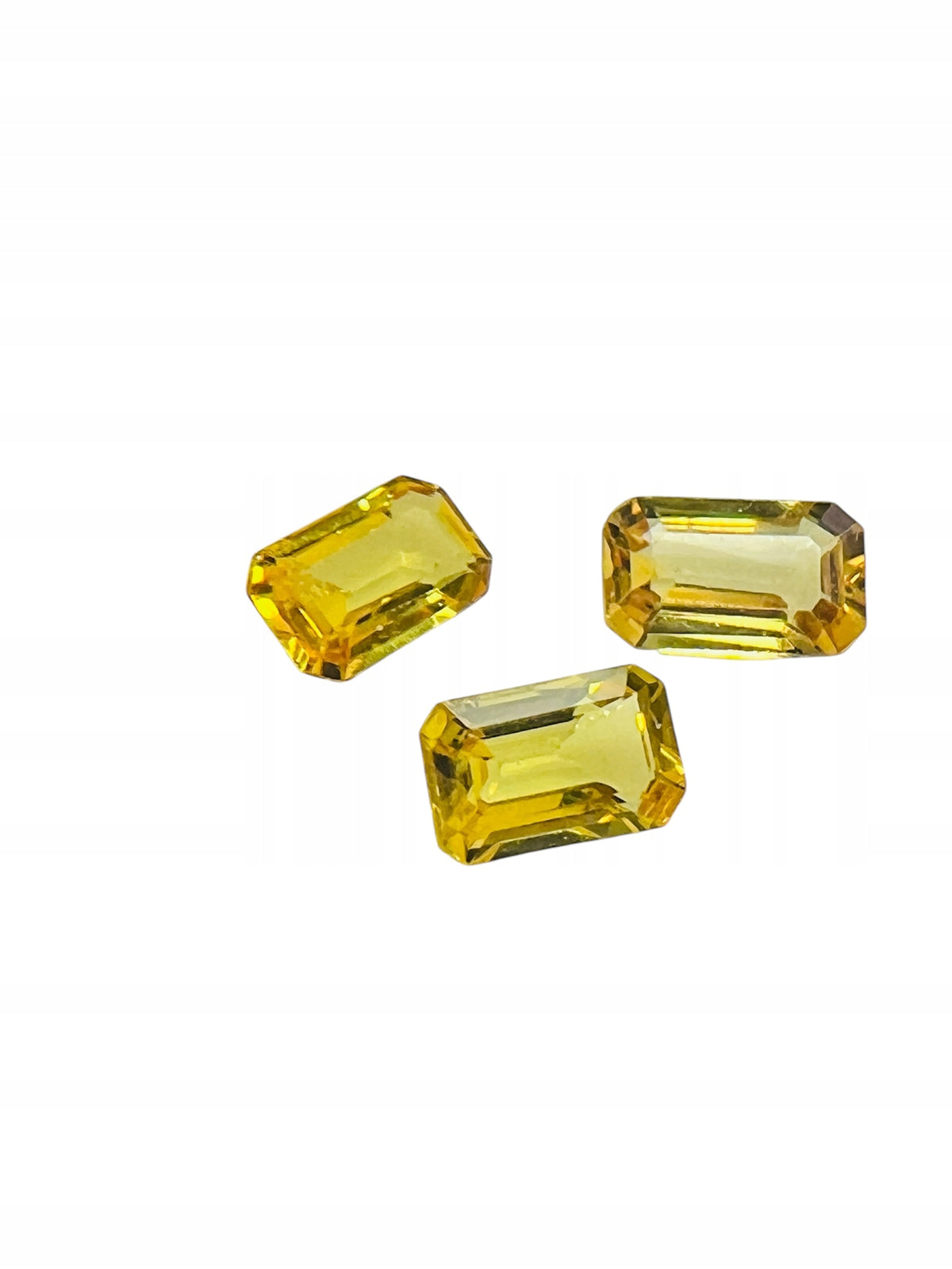 SZAFIR OŚMIOKĄT ŻÓŁTY JASNY 5X3 mm