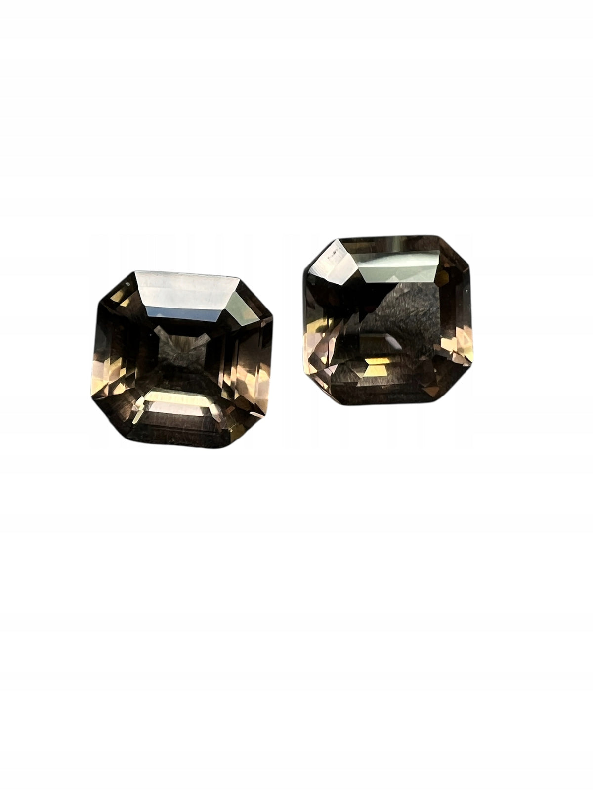 KWARC DYMNY ASSCHER 10X10 mm