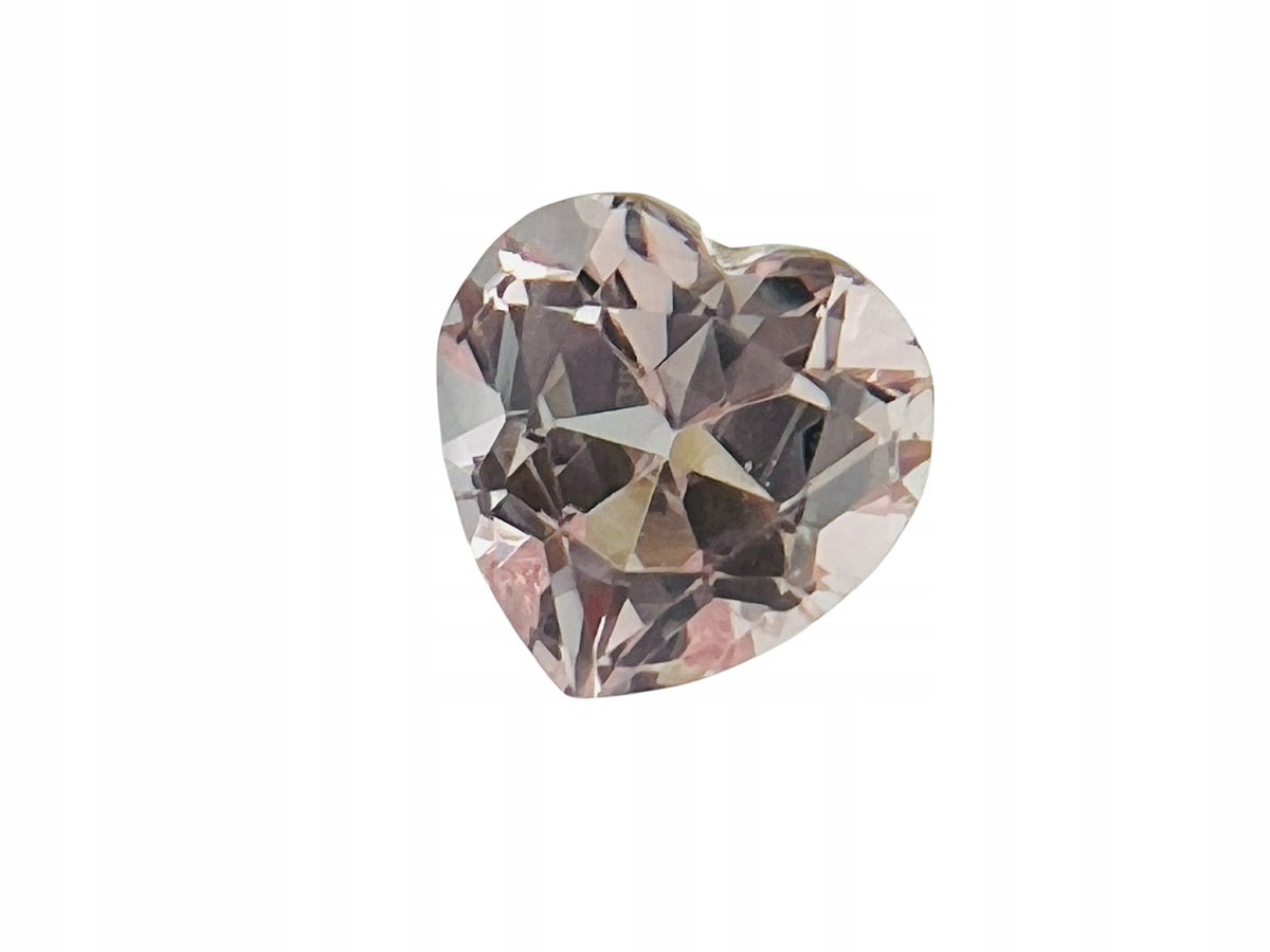 Morganit różowy SERCE 6x6 mm