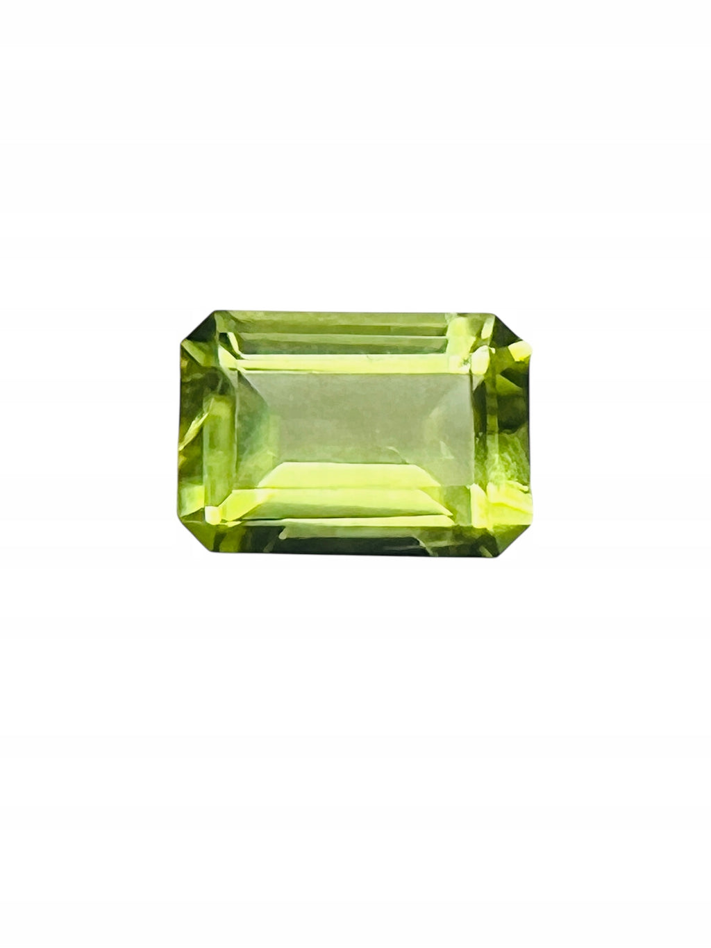 PERYDOT/OLIWIN NATURALNY OŚMIOKĄT 6x4 mm
