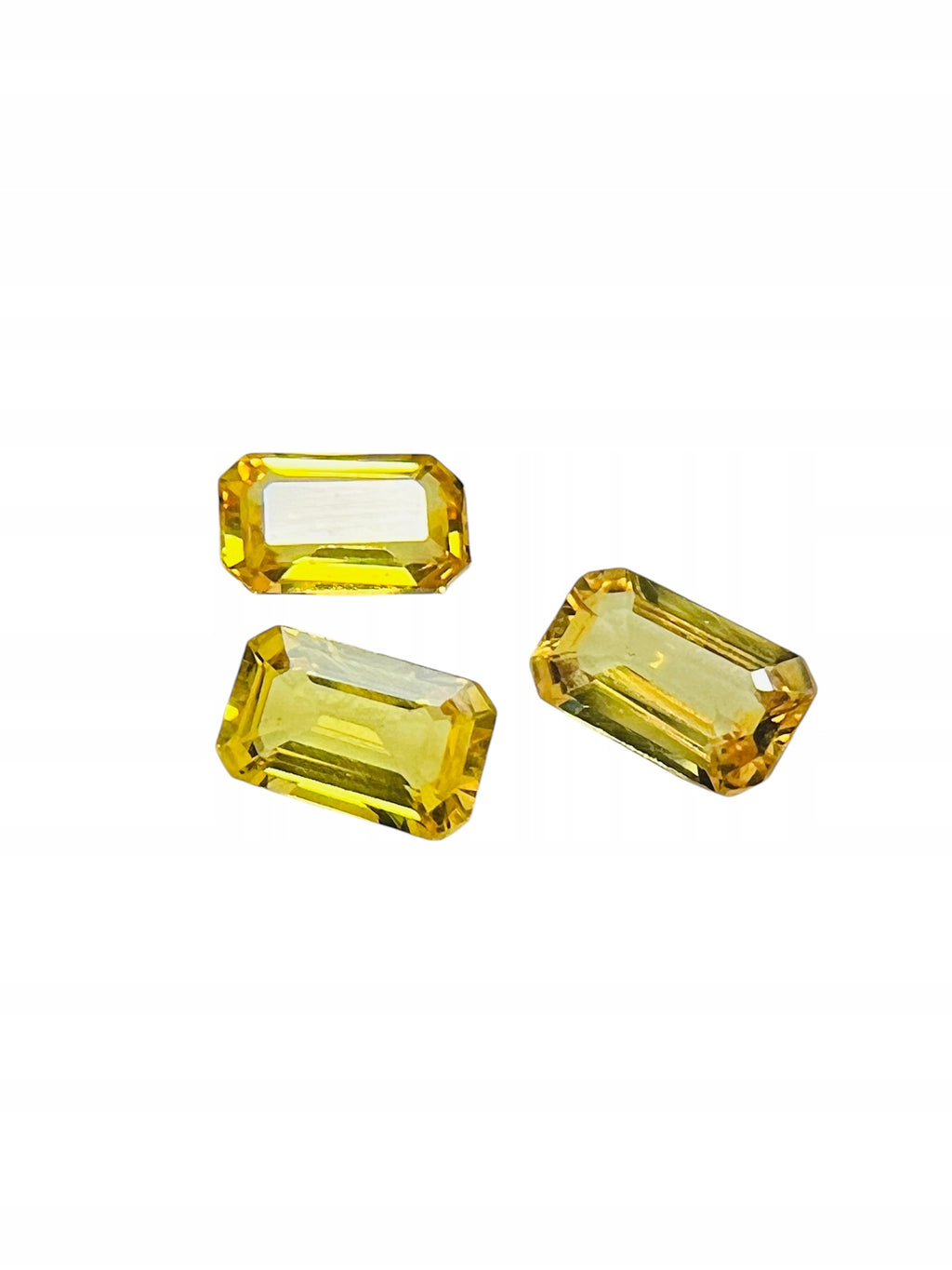 SZAFIR OŚMIOKĄT ŻÓŁTY JASNY 5X3 mm